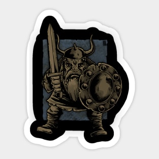 Dwarf Warrior Sticker